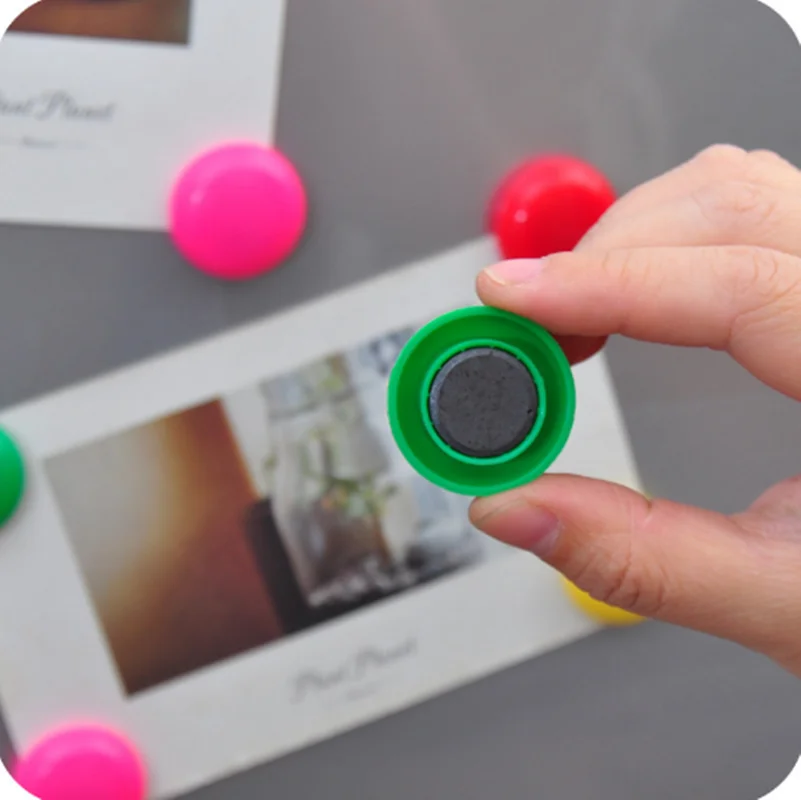 10 шт красочные круглые пластиковые магниты на холодильник доски стикер детские