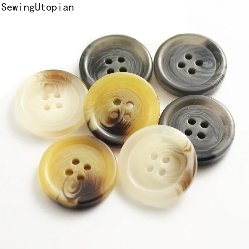 

Пуговицы пластиковые с 4 отверстиями, 11,5-30 мм, 20 шт.