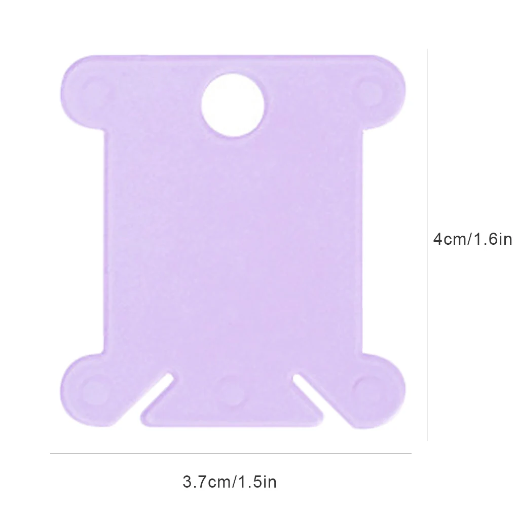 

20pcs/50pcs/100pcs Plastic Cross Stitch Winding Board Sewing Tool Wire Clamp Holder Wire Coil Spool Set