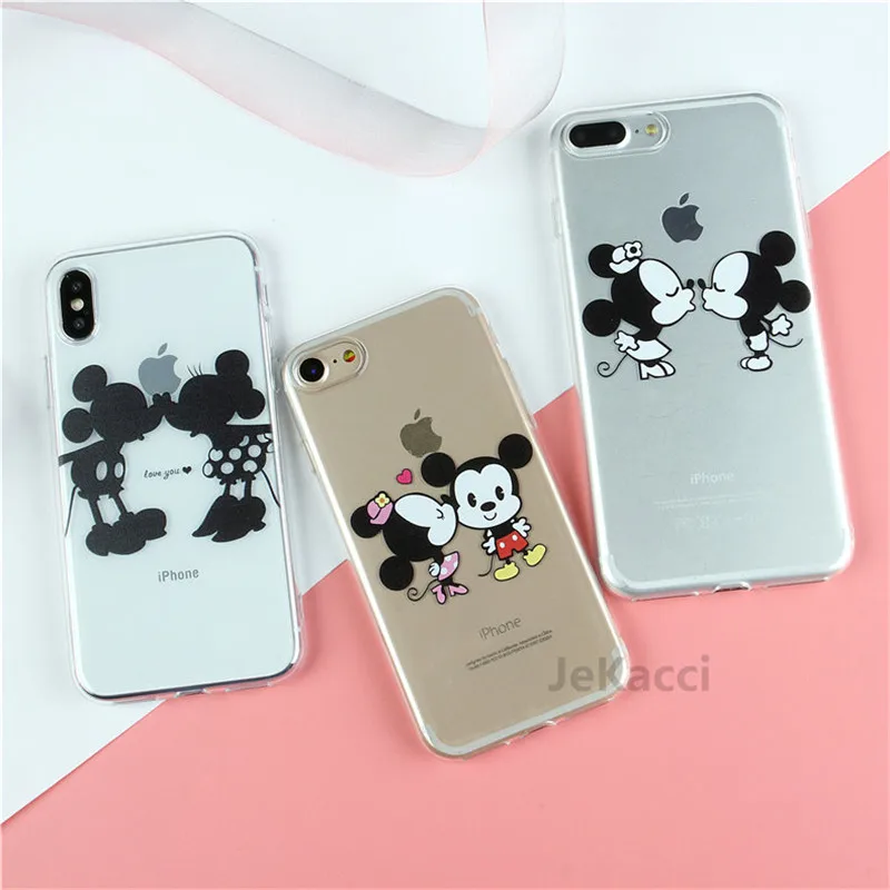 Милый мультяшный чехол для телефона для iPhone 11 Pro Max 6 6s 7 8 plus X Xr Xs Max 5S se силиконовый мягкий ТПУ чехол s для iPhone 7 забавные чехлы