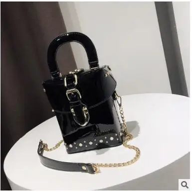 Черный Роскошные дизайнерские сумки с цепочкой и бриллиантами, мини-кубик, сумка через плечо для женщин, сумки через плечо, женские вечерние клатчи - Цвет: Черный