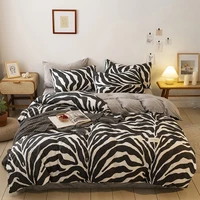 pure cotton leopard bedding set duvet cover sets bedclothes bed linen sheet single double queen king size qulit covers 240220