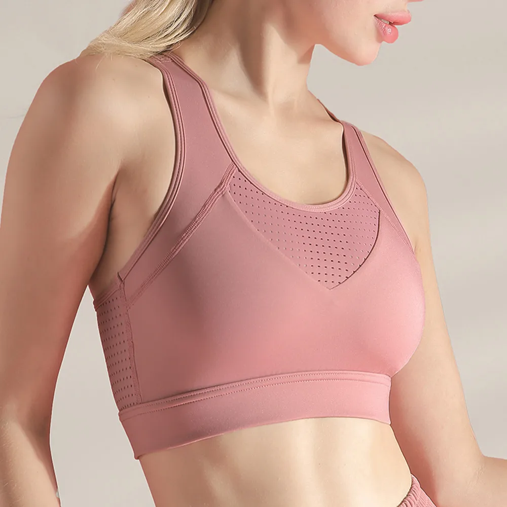 

Женский бесшовный спортивный бюстгальтер с эффектом пуш-ап
