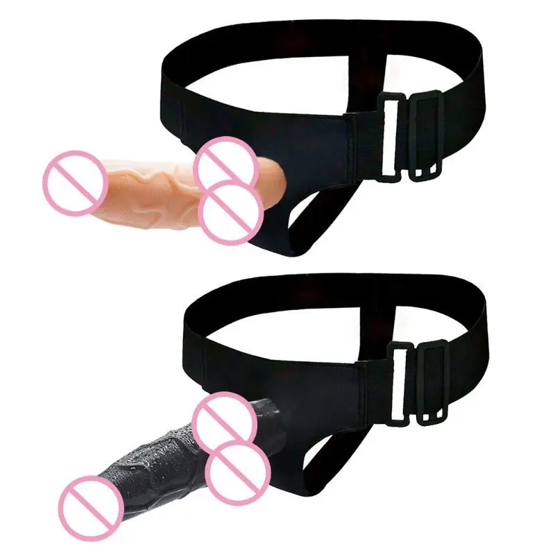Ремешок На реалистичный фаллоимитатор носимый пенис регулируемый пояс взрослые