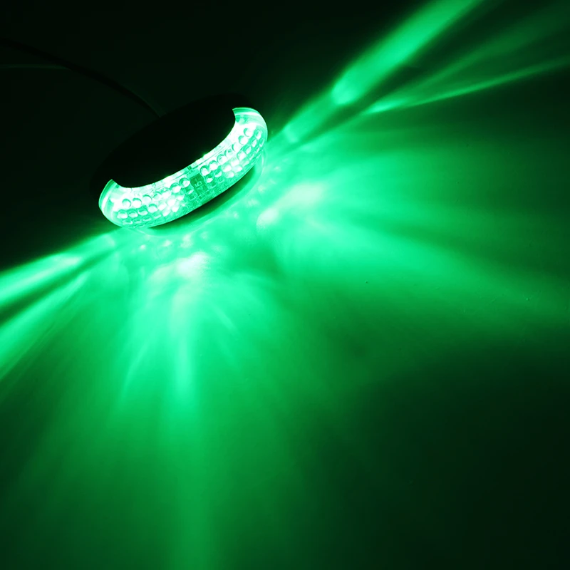 2pcs Green 2 шт. 12 V/24 V Универсальный светодиодный автомобиль грузовик с прицепом боковые габаритные светодиодный индикатор светильник фонарь для грузовика желтый и красный/желтый/белый низкой мощности - Цвет: 2pcs Green