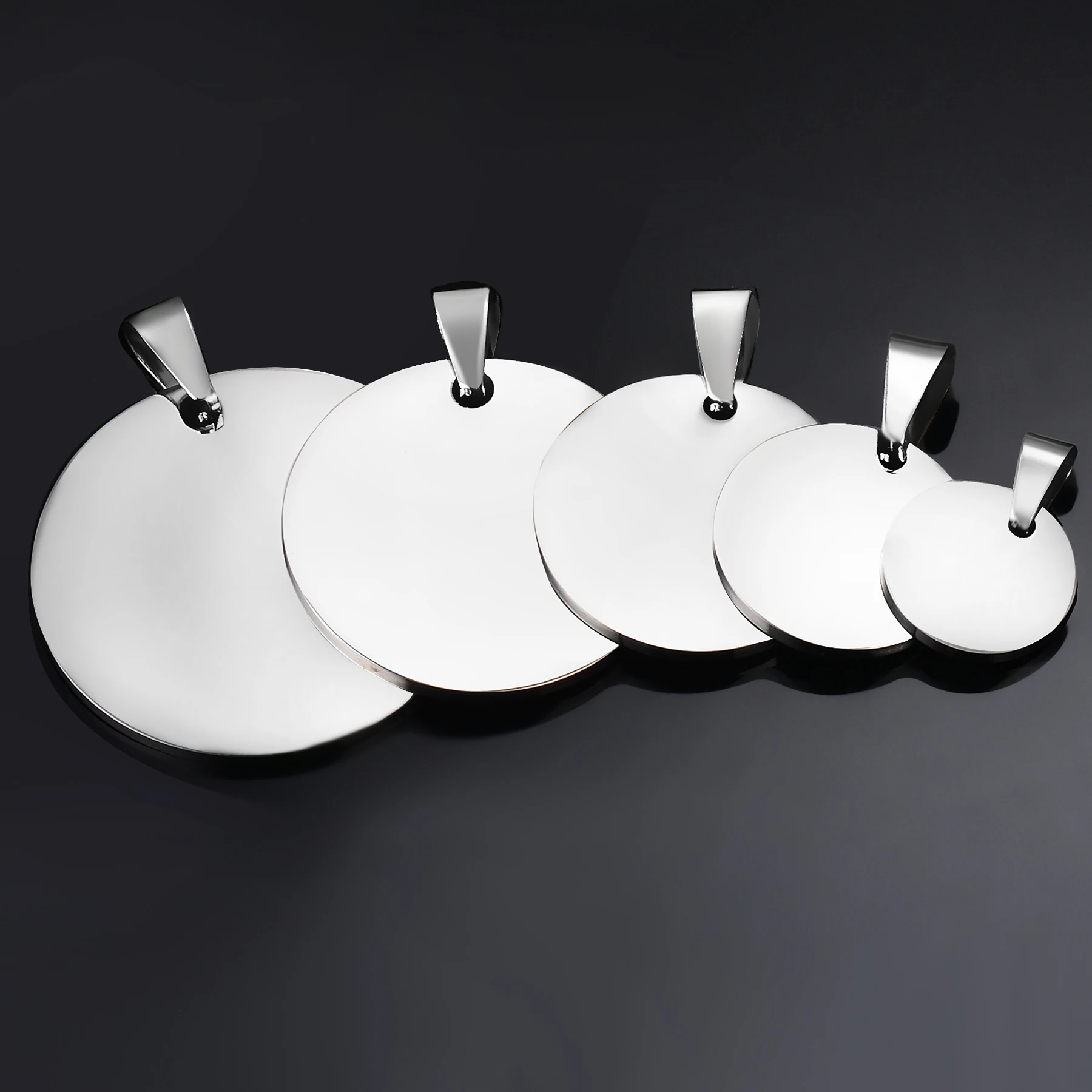 10 шт. круглые военные идентификационные таблички для собак из нержавеющей стали