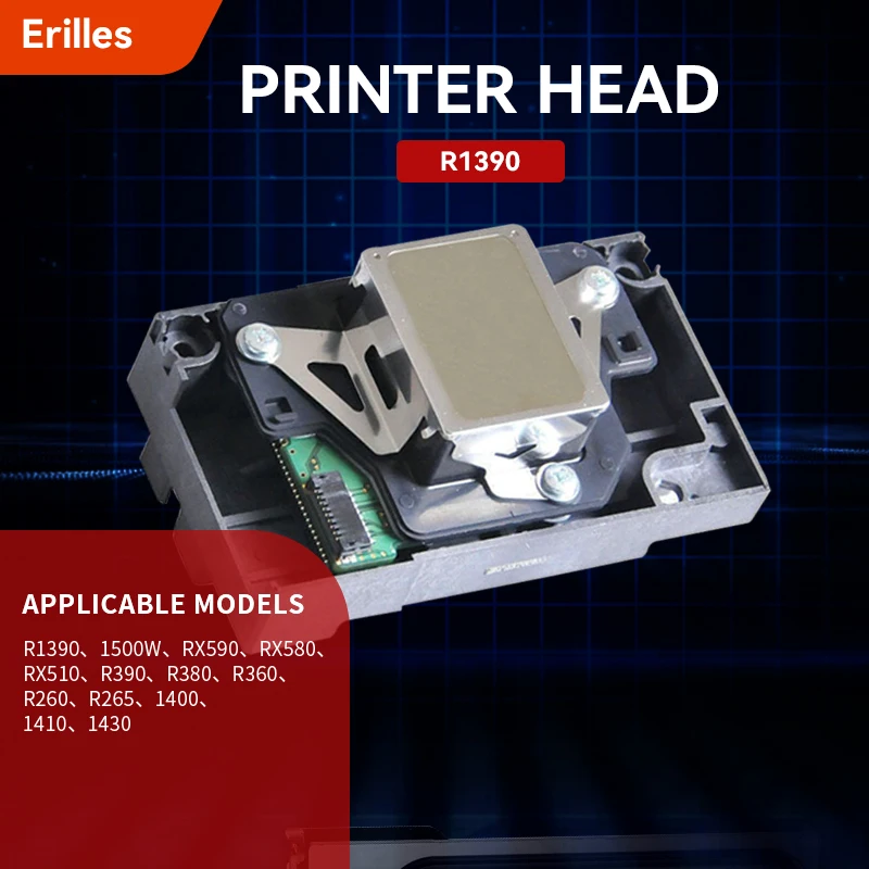 Печатающая головка R1390 для принтера Epson 1500W RX590 RX580 RX510 R390 R380 R360 R260 R265 1400 1410 1430 |