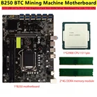 Материнская плата B250C для майнера BTC, материнская плата 12 USB 3,0 для PCI-E X1, графическая карта с поддержкой LGA 1151 DDR4 SATA3.0 для майнинга