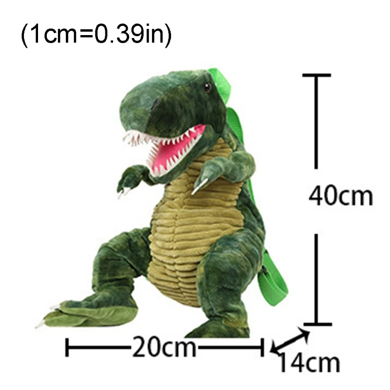 

Creative 3D Dinosaur Children Backpacks Animal Cartoon Kids Travel School Bag