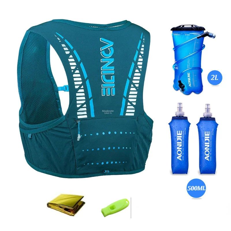 AONIJIE C933S 0.95 off Update Outdoor Sports 5L Backpack Hydration Pack Rucksack Bag Vest Harness For Marathon Camping Running