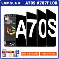 original 6 7 lcd for samsung galaxy a70s lcd display touch screen digitizer assembly for samsung a707 a707f a707fnds