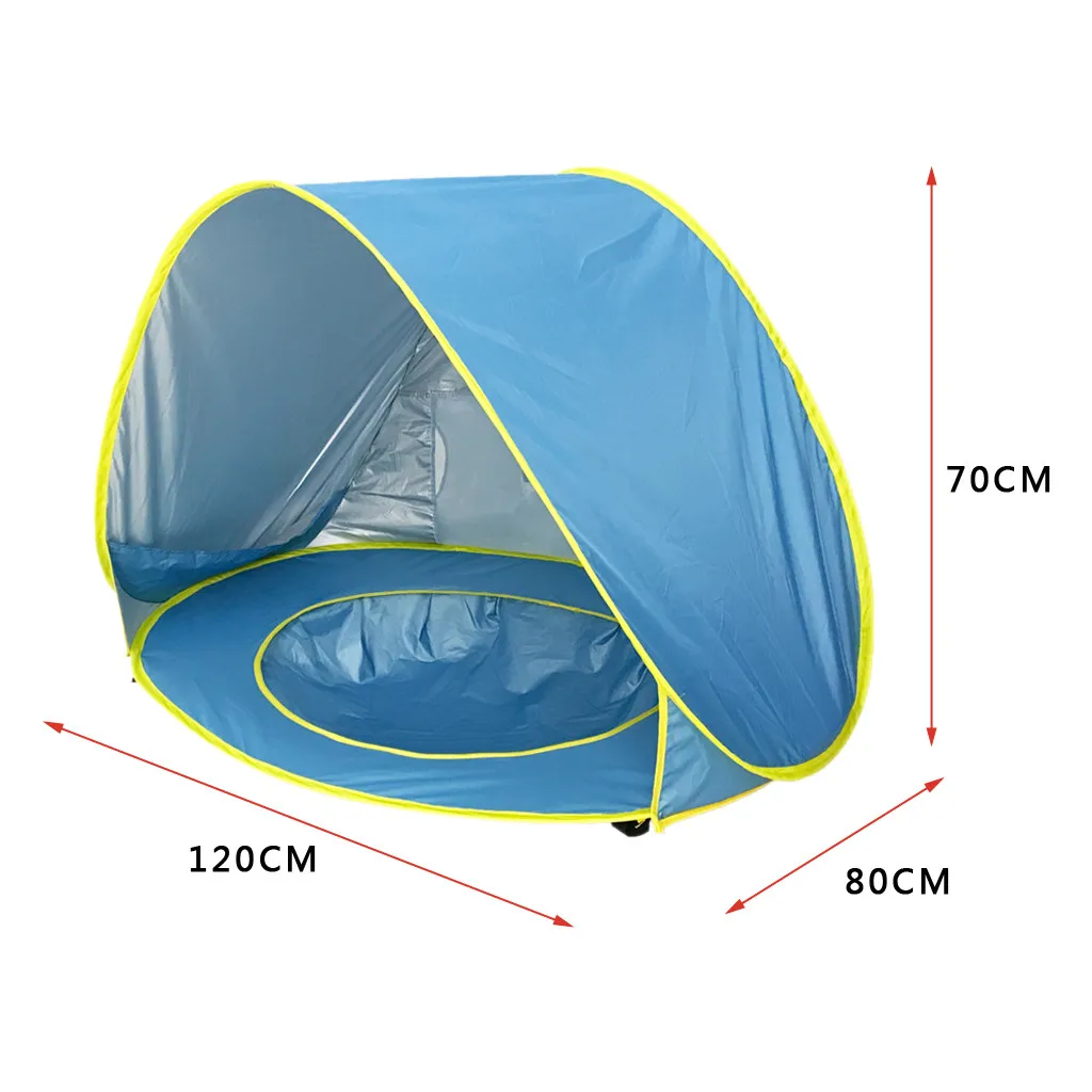 Детский пляжный тент водонепроницаемый солнцезащитный УФ-защита с бассейном