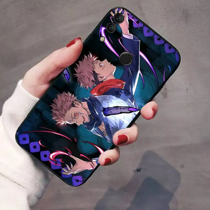 

Cartoon Anime Jujutsu Kaisen Phone Case For Huawei Honor 7C 7A 8X 8A 9 10 10i Lite 20 NOVA 3i 3e