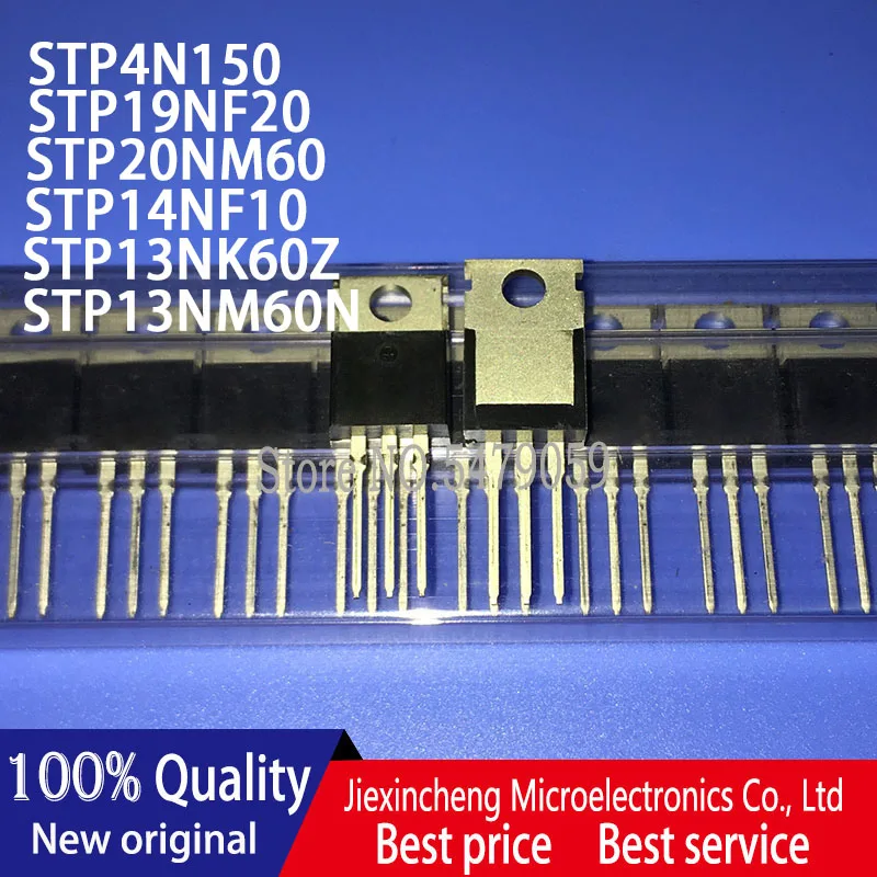 10шт. STP4N150 P4N150 STP19NF20 19NF20 STP20NM60 P20NM60 STP14NF10 P14NF10 STP13NK60Z 13NK60Z STP13NM60N 13m60n 13m220 | Электроника