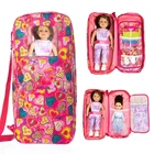 Переноска для кукол с исходящими пакетами для кукол американской девочки 45 см, аксессуары для кукол 18 дюймов