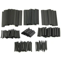 127pcs black glue weatherproof heat shrink sleeving tubing tube assortment kit electrical connection electrical wire wrap cable