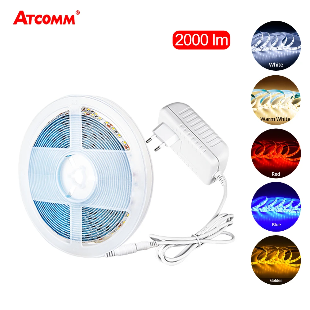 Светодиодная лента для подсветки 2000 лм 600 светодиодов 5 м 2835 | Лампы и освещение