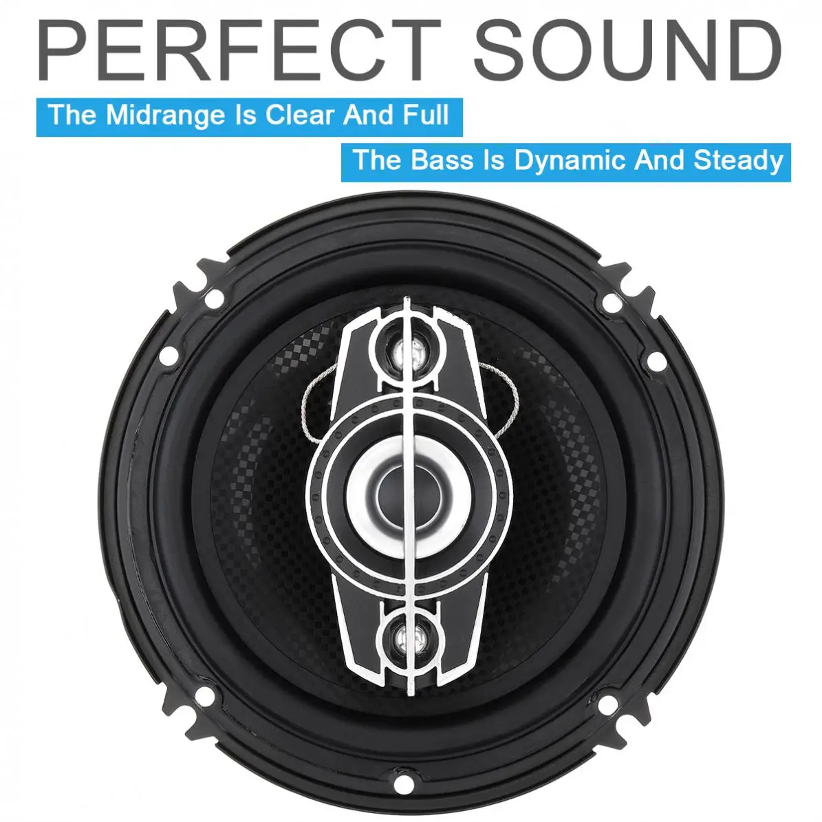 

2pcs 6 Inch 16cm 500W Car Coaxial Speaker Auto Audio Music Stereo Full Range Frequency Hifi Non-destructive Installation New