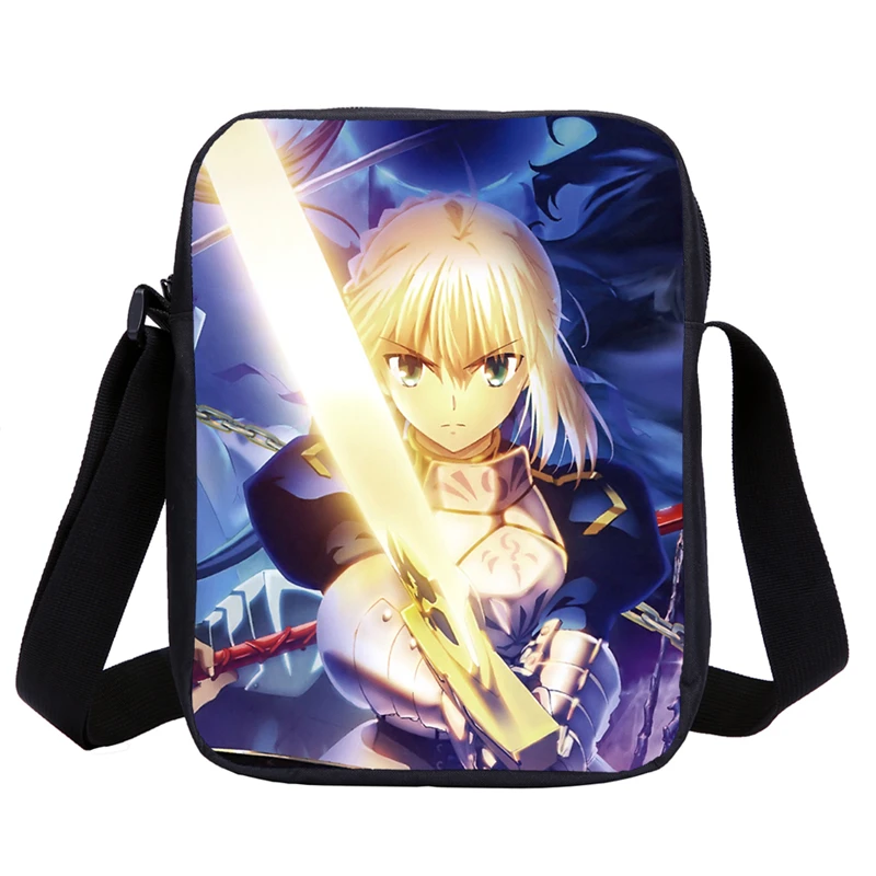 Миниатюрные сумки через плечо для мальчиков и девочек крутая Аниме Судьба