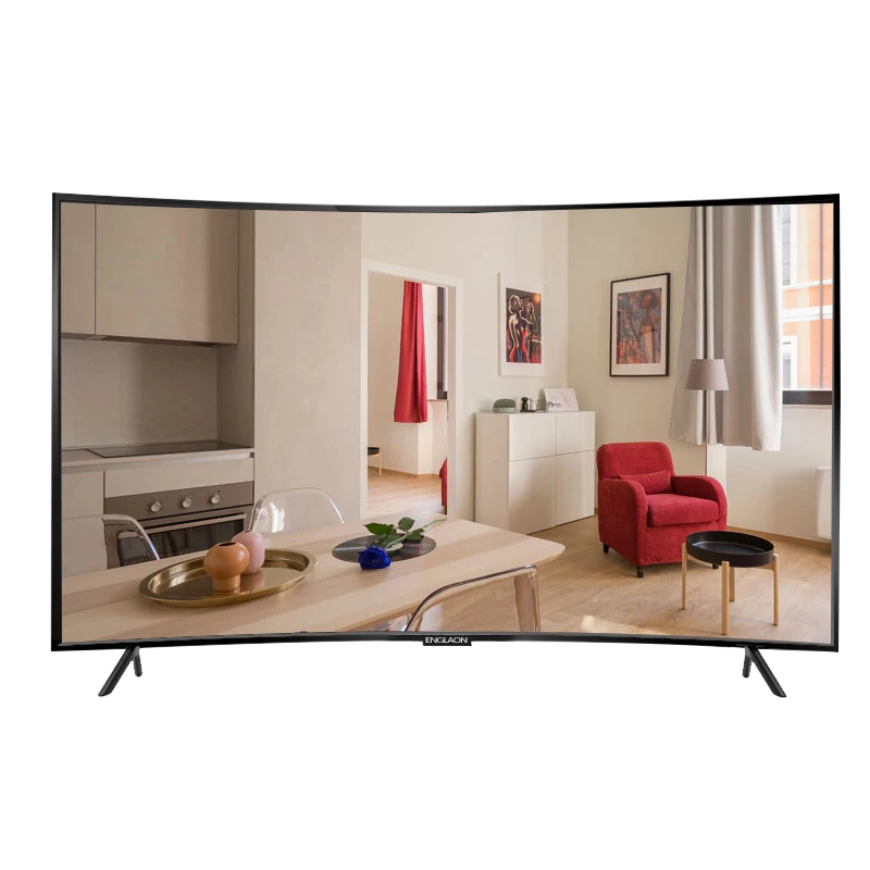 Телевизор 55 дюймов ENGLAON UA550SF 4K смарт-ТВ на андроид 7,0 DVB-T2 изогнутый СВЕТОДИОДНЫЙ ТВ sTelevision