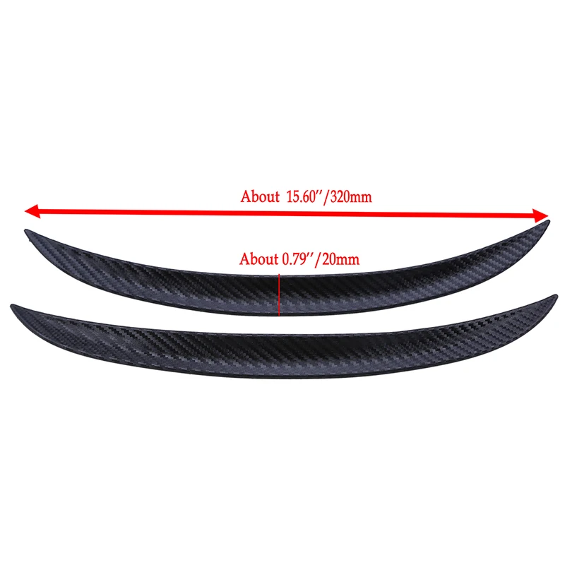 Автомобильные Брызговики POSSBAY из углеродного волокна Комплект универсальных
