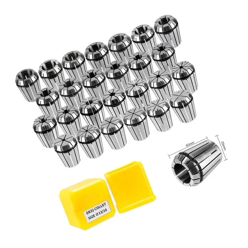 ER8 ER11 ER16 ER20 ER25 ER32 комплект ER цанговый патрон для CNC фрезерного инструмента