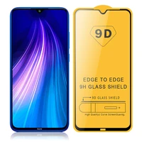 9d tempered glass for xiaomi redmi note 9 pro max 9s glass on redmi note 8t note 8 pro 8a full screen 9h protective glass