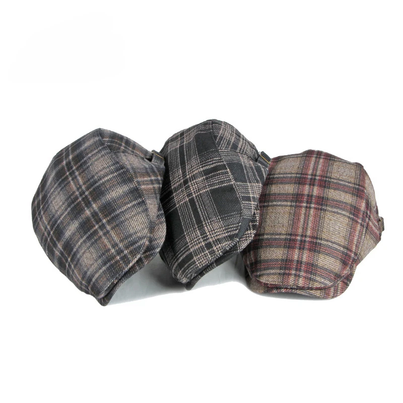 2021 сетчатая зимняя мужская шапочка весна осень Ретро Кепка кепка восьмиугольная