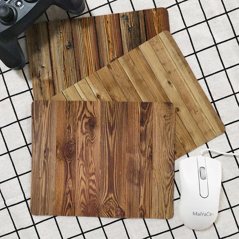 

MaiYaCa Brown Wood grain Wooden Floor pattern Computer Gaming Mousemats mousepad Smooth Writing Pad Desktops Mate mat desk pad