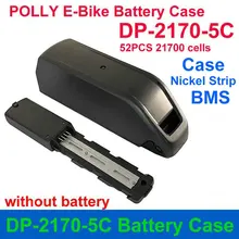 REENTIOIN-caja de batería de DP-2170-5C POLLY, accesorios de 36V y 48V, tira de níquel, BMS, 52 piezas, 21700 celdas, para batería de bicicleta eléctrica de DP-5C DIY