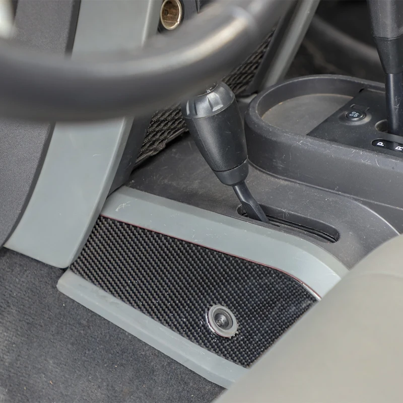 

Gear Shift Side Panel Cover Trim Sticker for Jeep Wrangler JK 2007-2010 Carbon Fiber Car Accessories