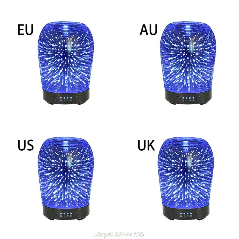 3D фейерверк ночсветильник диффузор эфирного масла Ароматерапия Увлажнитель