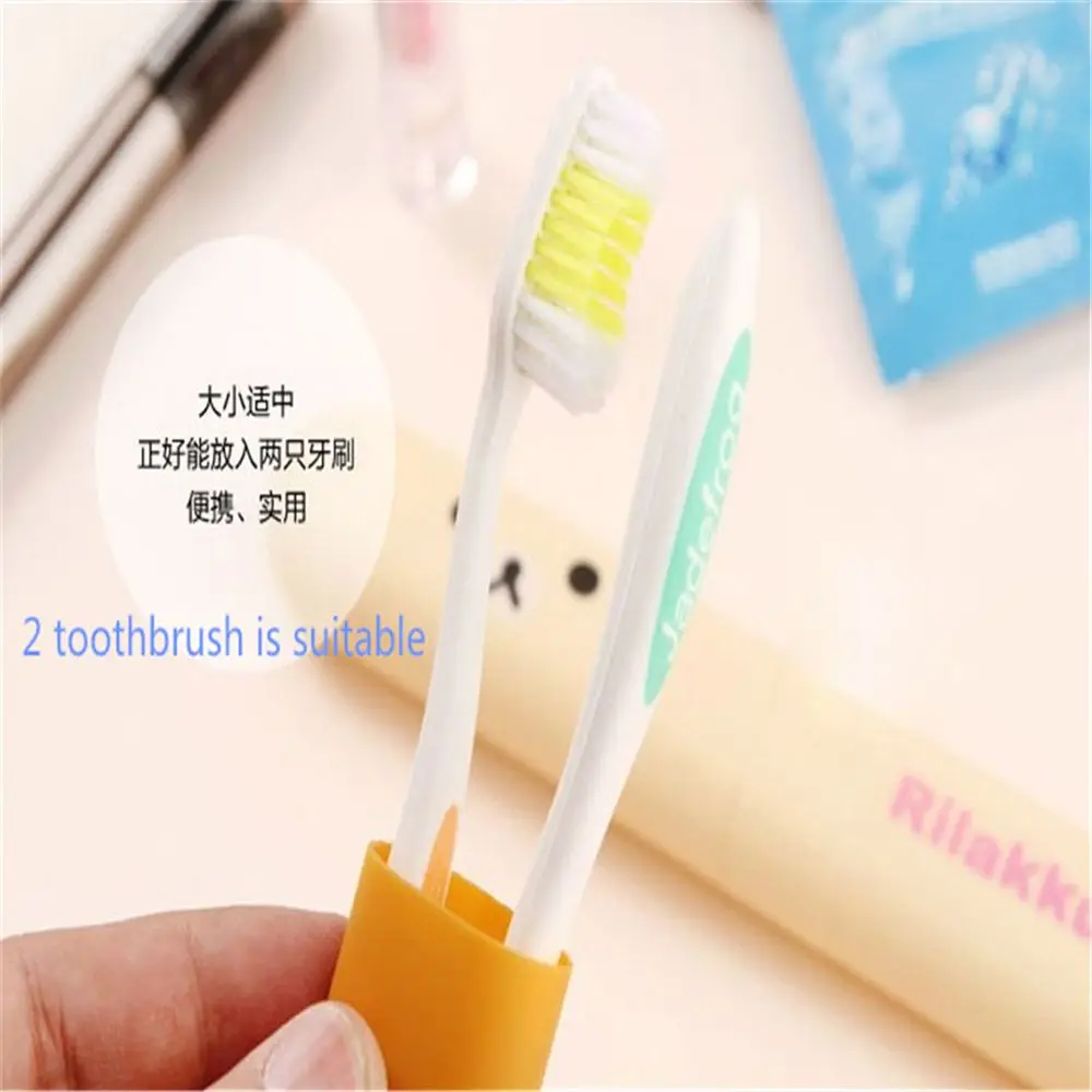 Милый чехол для зубных щеток защитный в ванную портативный Чехол Для Путешествий