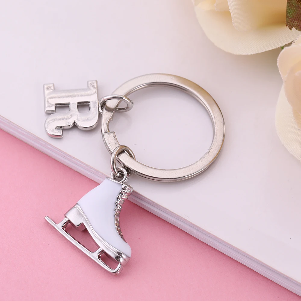 Роскошная оригинальная белая 3D обувь для катания на коньках с подвеской в виде