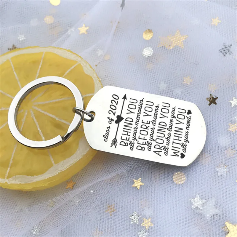 Подарки на выпускной брелок 2020 класс кольцо для ключей Выпускной колледж подарки