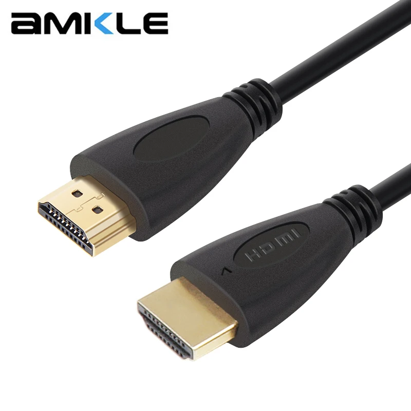 Кабель Amkle HDMI совместимый штекер к штекеру 1 4 HD 1080P 3D для LCD DVD HDTV XBOX PS3 проектора