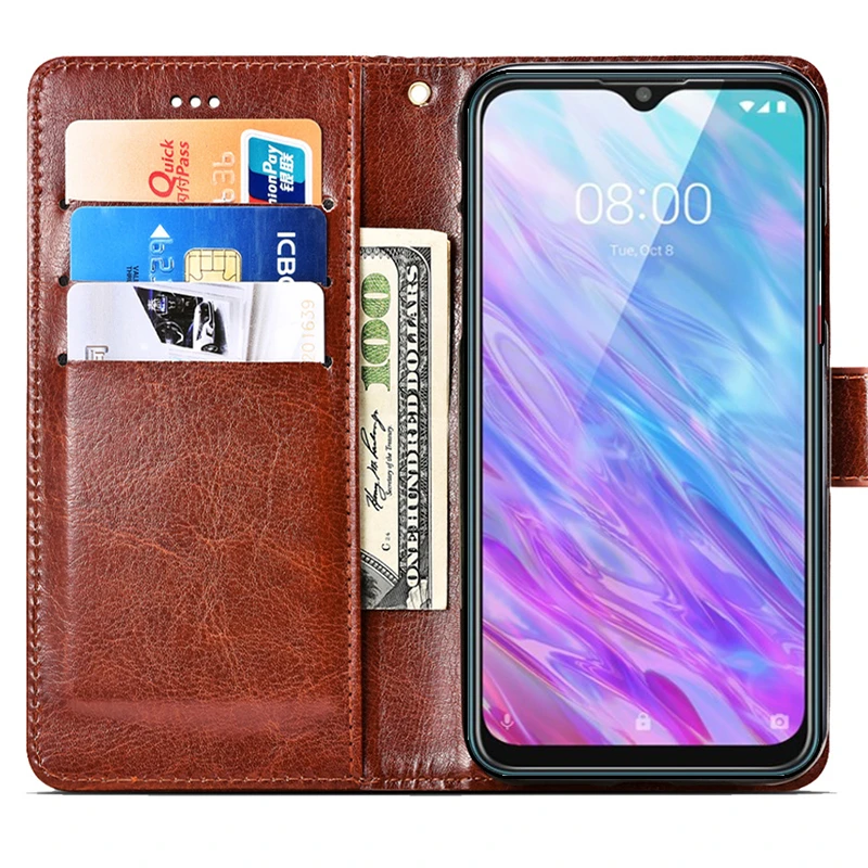 Чехол-бумажник для Wiko View 3 Pro Rainbow 2 Plus Y51 Y81 Y80 Wim XL Go Max U Pulse Lite кожаный | Мобильные