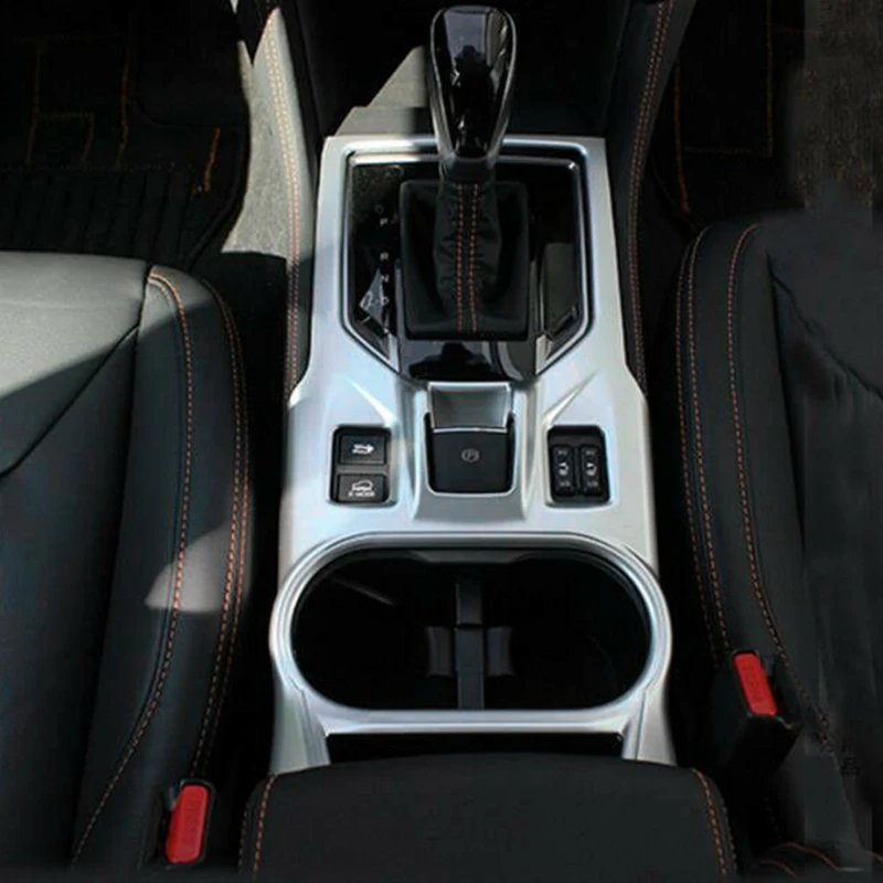 ABS Серебряная коробка передач сдвижная панель крышка планки для Subaru XV Crosstrek 2017 2020