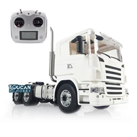114 remote control car lesu rc tractor truck 66 metal chassis motor hercules cabin for diy scania electric model thzh0589 smt3