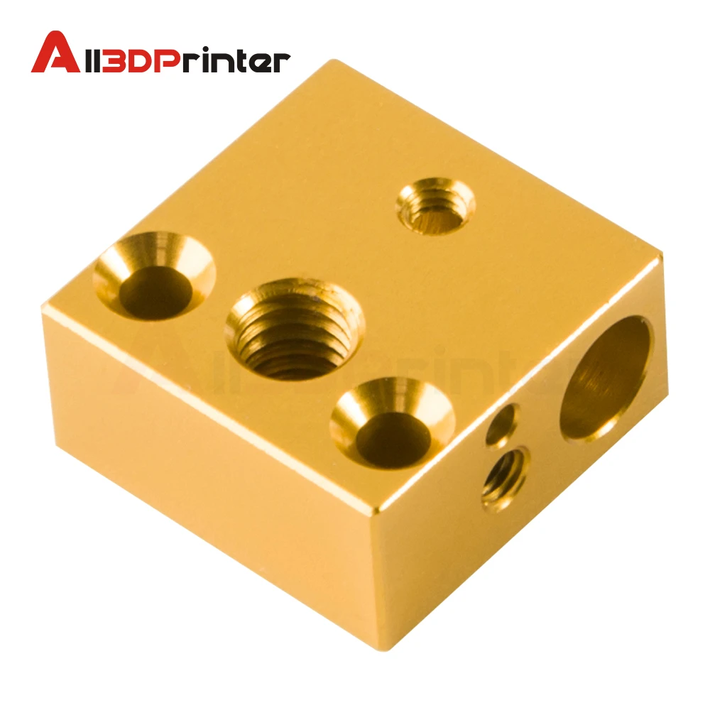 5PCS Heater Block J-Head Extruder For 3D Printer HotEnd All-Metal Aluminium Print Head CR-10 Ender 3 5PCS Heater Block J-Head Extruder For 3D Printer HotEnd All-Metal Aluminium Print Head CR-10 Ender 3