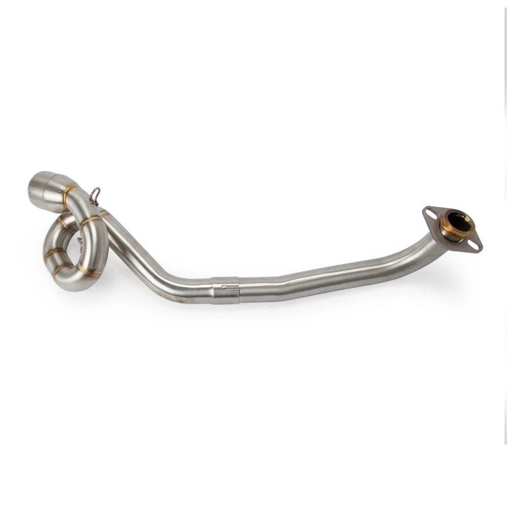 Выхлопная средняя труба мотоцикла передняя Труба без застежки для YAMAHA NVX 155 125 NVX155