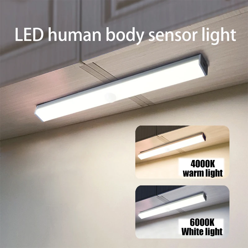 

Portable LED Light 300mm Human Body Smart Induction Lamp Magnetic Adsorption USB Charging Detector Makeup Mirror Vanity Light