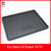 cargo liner for citron c4 picasso 14 19 trunk mat durable tpo black heavy duty floor all weather pad protection car accessories