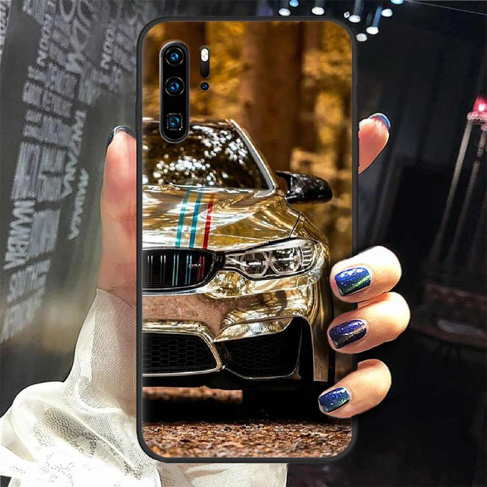 

Red And Blue Bmw Car Phone Case Cover Hull For Huawei P8 P9 P10 P20 P30 P40 Lite Pro Plus Smart Z 2019 black Funda Soft Shell