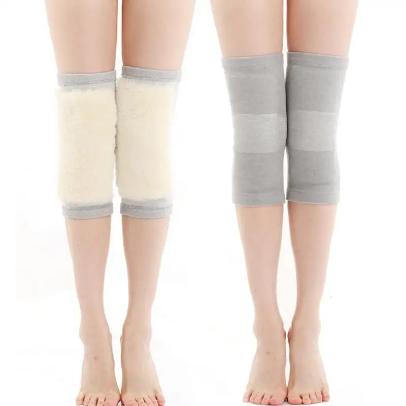 

2Pcs Wool Thicken Knee Sleeves Compression Knee Protectors fo Weightlifting
