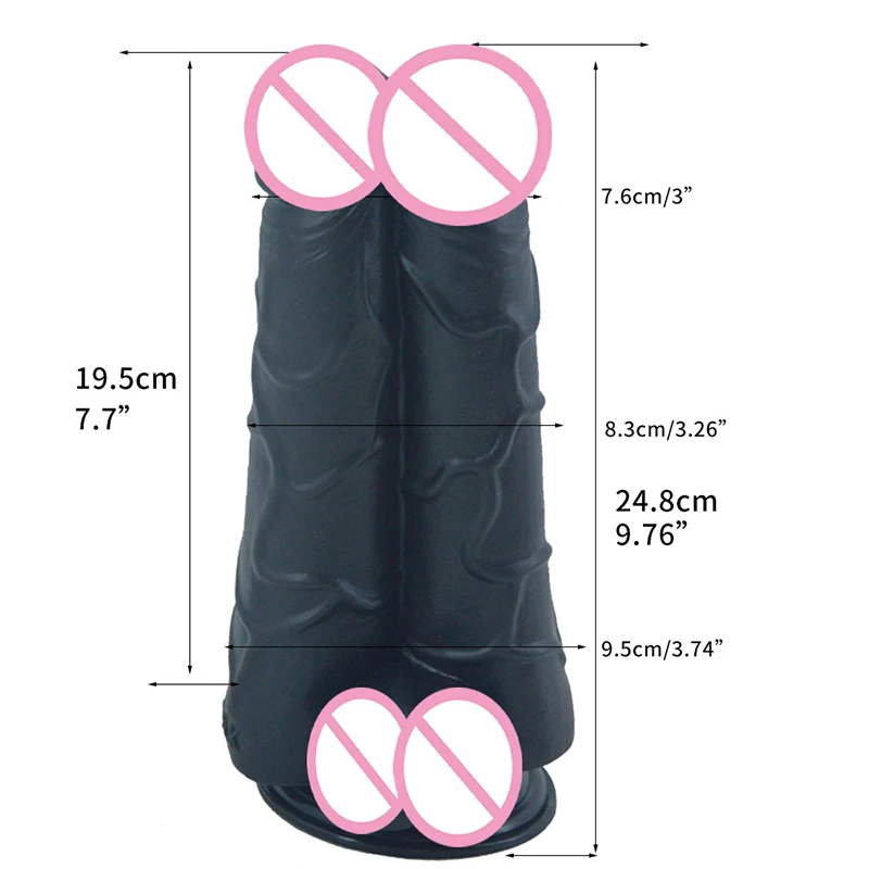 FAAK в Комбинации двух пенис фаллоимитатор для женщин сделано из медицинского