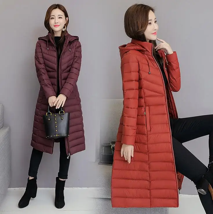 

2019 New Winter Autumn Women High Quality White Duck Down Jacket Coats Fashion Ladies Coats