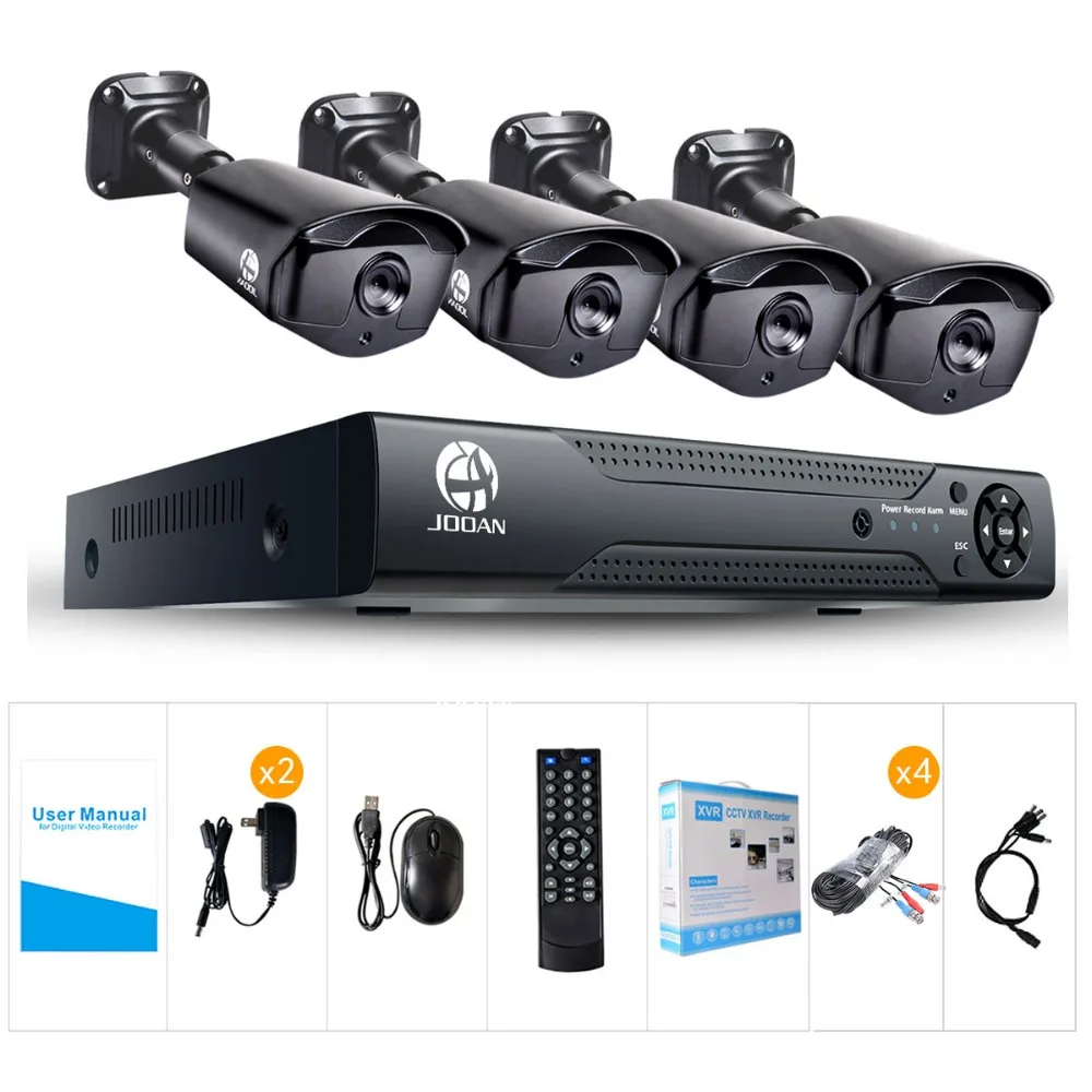 8CH DVR CCTV система HD-TVI DVR комплект 4CH 1080p камера для домашней безопасности Водонепроницаемая наружная камера ночного видения комплект видеонаблюдения