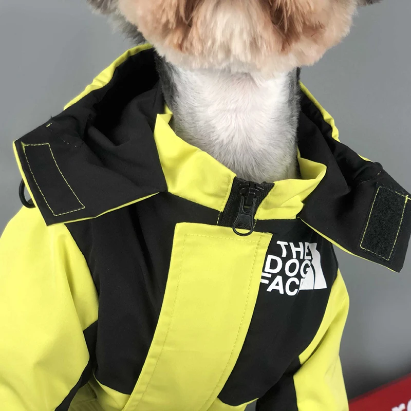 Зимняя одежда для собак теплая пуховая куртка домашних животных ветрозащитная