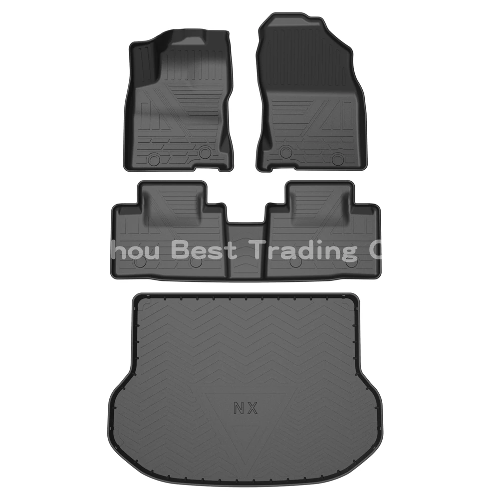 

TPE Car Floor Mat Trunk mat For Lexus NX 2015-2020 2016 2017 2018 2019 Cars Accessories Styling Rubber Foot pad footpad